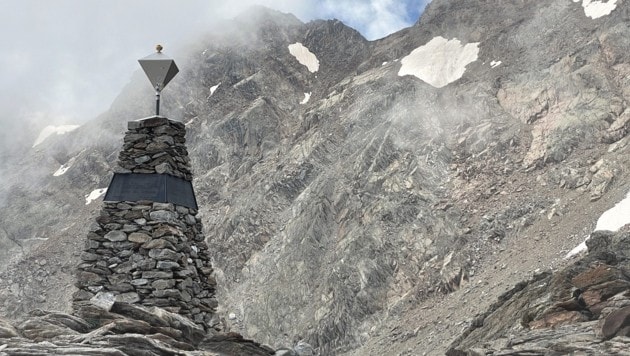 Monument at the Tisenjoch. (Bild: Josef Essl)