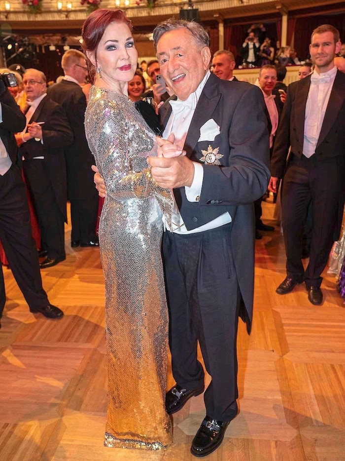 Richard Lugner mit Priscilla Presley.