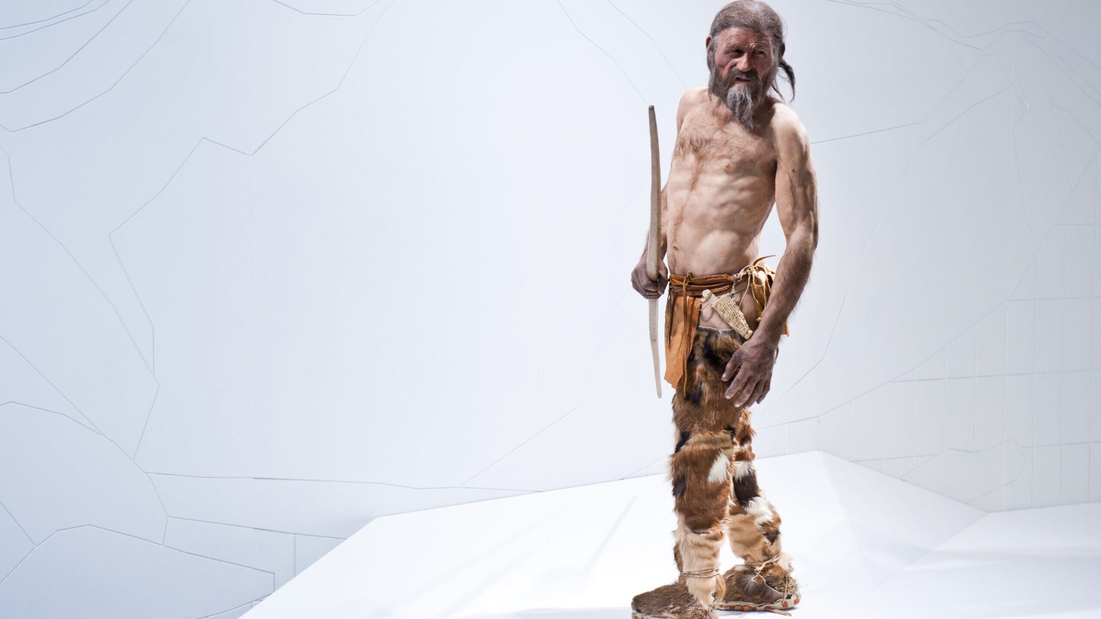 Mit modernster Technik rekonstruierten die Niederländer Adrie und Alfons Kennis ein überzeugendes Modell des vor rund 5300 Jahren im Gletscher gestorbenen Mannes. (Bild: Südtiroler Archäologiemuseum/foto-dpi.com)