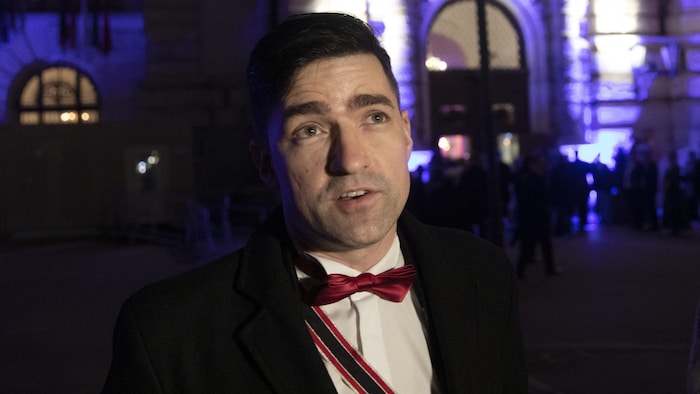 Martin Sellner is a regular guest at the FPÖ's annual academics' ball.