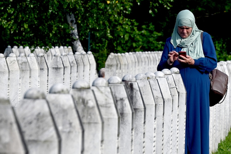 Thousands of Muslims were murdered in Srebrenica. (Bild: AFP/ELVIS BARUKCIC)