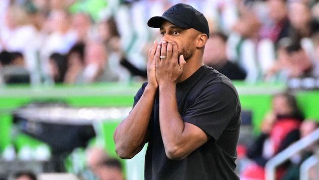 Bayern coach Vincent Kompany (Bild: AFP/APA/Tobias SCHWARZ)