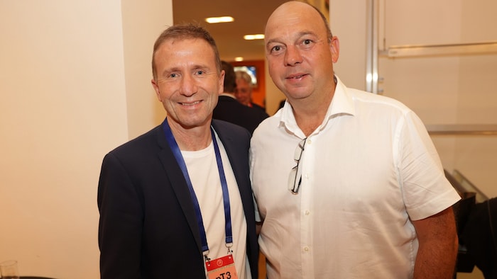 Ex-ÖFB-Boss Klaus Mitterdorfer mit Martin Mutz