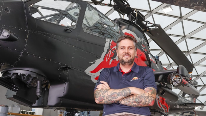 Airshow coordinator Simon Pircher