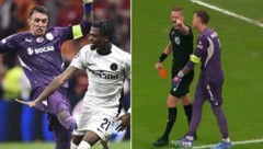 Fernando Muslera verlor im Spiel gegen Young Boys Bern die Nerven – und sah Rot.