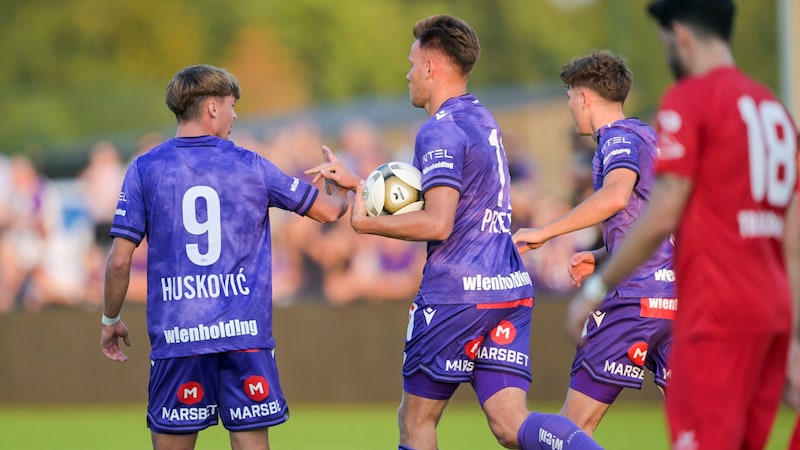 The Violets quickly turned the game around. (Bild: GEPA/GEPA pictures)