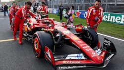 Der SF-24 bekommt für Monza neue Teile. (Bild: AFP/APA/SIMON WOHLFAHRT)