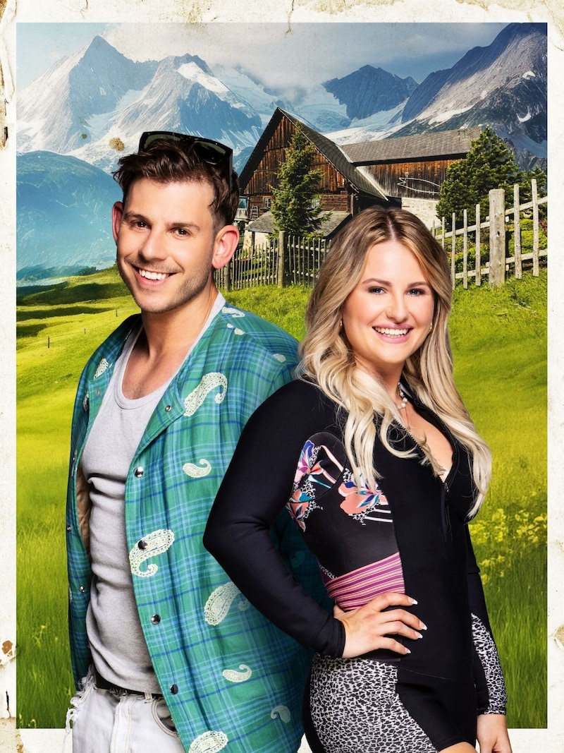 Max Weißenböck und Selina Hager wollen im „Forsthaus Rampensau“ gewinnen. (Bild: ATV_Bernhard Eder)