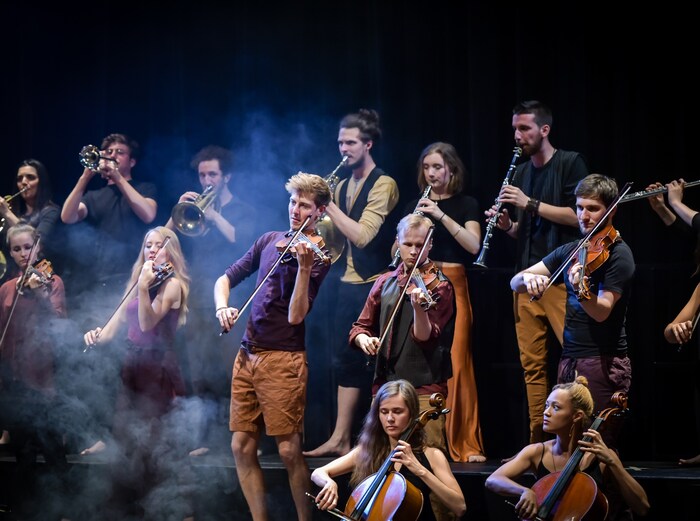 Das Stegreif Orchestra performt am 8.9. im Brucknerhaus Linz