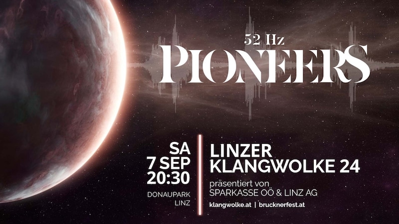 This year's Klangwolke is entitled "Pioneers 52 Hertz". (Bild: LIVA GmbH.)