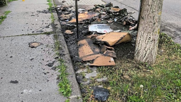 Etliche Müllcontainer wurden in Brand gesetzt. Auch gewalttätige Übergriffe mehrten sich in dem Grätzel. (Bild: zVg)