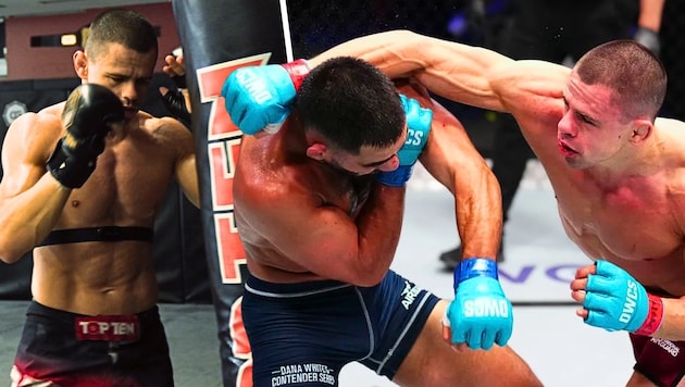 Bogdan Grads UFC-Coup ging ein beinhartes Trainingsjahr voraus. Krone+ erklärte er, wie er den MMA-Olymp erklomm – und wie junge Talente das auch schaffen können. (Bild: UFC, Rene Zmugg, Krone KREATIV)