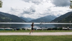 Die Sportler lieben das Panorama in Zell am See. (Bild: Harald Tauderer)