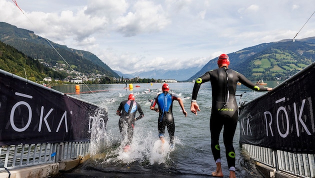 The athletes visibly enjoy the Pinzgau mountain landscape. (Bild: Getty Images)