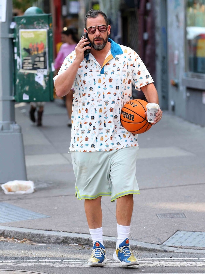 Adam Sandler loves looks like this. Gen Z therefore makes him a style role model.