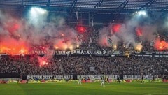 Wieder einmal wird das Wörthersee-Stadion eine schwarz-weiße Festung. (Bild: GEPA/GEPA pictures)