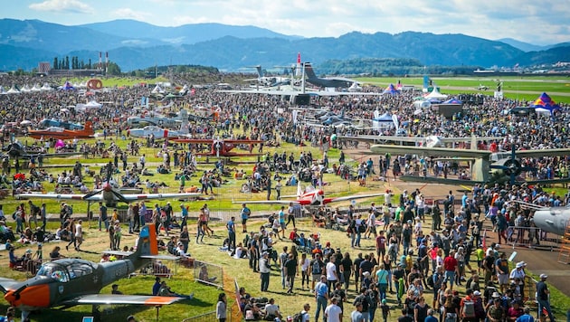 Up to 300,000 visitors come to Airpower. (Bild: Pail Sepp/Sepp Pail)