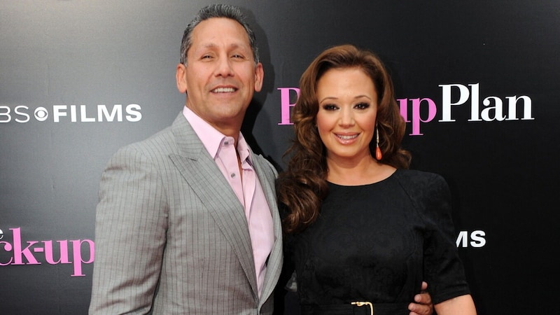 Leah Remini und Angelo Pagán (Bild: APA Pool/AFP PHOTO / GABRIEL BOUYS GABRIEL BOUYS)