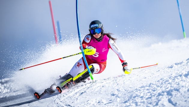 Franziska Gritsch zeigte in Neuseeland bereits mit Rang zwei auf. (Bild: Winter Games NZ/Sean Beale)