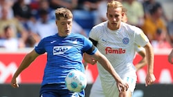 Alexander Prass (links) durfte schon die ersten Spielminuten für seinen neuen Verein Hoffenheim sammeln.  (Bild: GEPA/GEPA pictures)