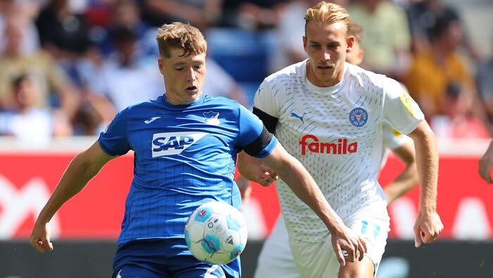 Alexander Prass (l.) has been playing for Hoffenheim since this summer.