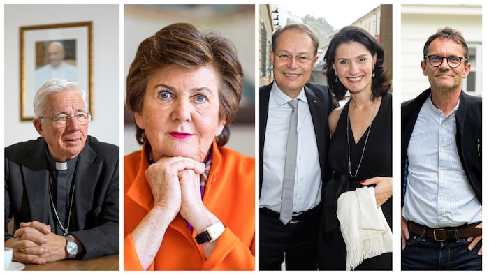 In diesem neunköpfigen Gremium sind Salzburgs Erzbischof Franz Lackner, Helga Rabl-Stadler, langjährige Präsidentin der Salzburger Festspiele, Gerhard Drexel, Aufsichtsratsvorsitzender bei Spar Österreichmit und Ehefrau Andrea, Geschäftsführerin von Rettet das Kind Salzburg, Bernhard Fügenschuh, der Rektor der Uni Salzburg (v.l.n.r) sowie 