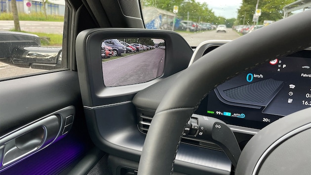 The ADAC believes that digital exterior mirrors for cars are not yet fully developed. (Bild: ADAC/Manuel Griesmann)