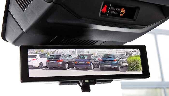 Digital interior mirrors are problematic for wearers of varifocals.