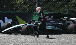 Andrea Kimi Antonelli crashte im ersten Monza-Training.