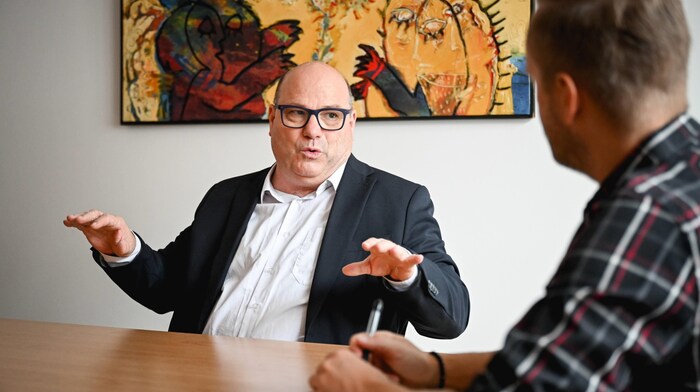 Ditachmair im Gespräch mit „Krone“-Sportredakteur Michael Schütz
