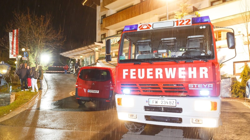 The fire department was also called out at the time. (Bild: Bernd Hofmeister)