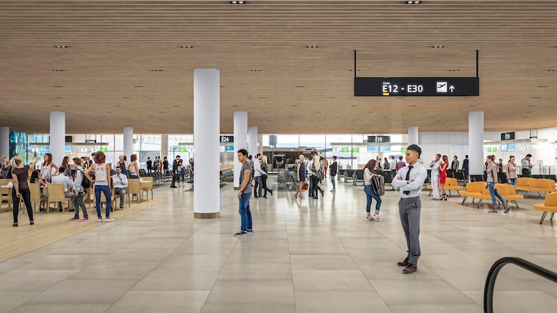 The new bus gates will soon be playing their part (Bild: Flughafen Wien)