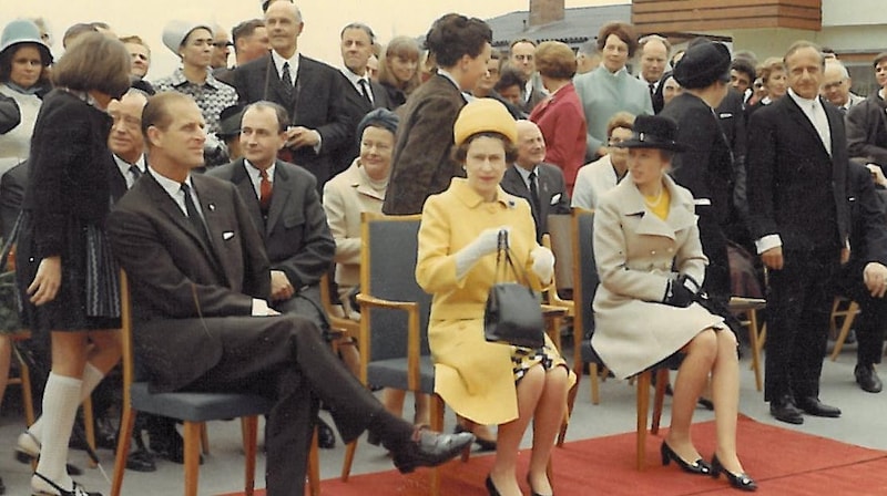 Royal visit: Queen Elizabeth II in Seekirchen in 1969 (Bild: SOS Kinderdorf)