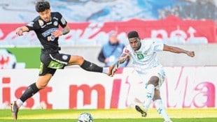 Gazibegovic (li.) und Co. haben gegen Tirol eine weiße Weste zu verteidigen. (Bild: GEPA/GEPA pictures)