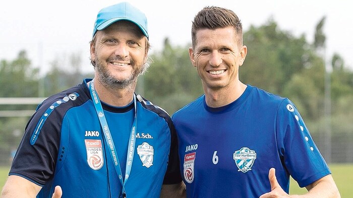 Letzte Saison trugen Markus Schopp (l.) und Andreas Lienhart blau.