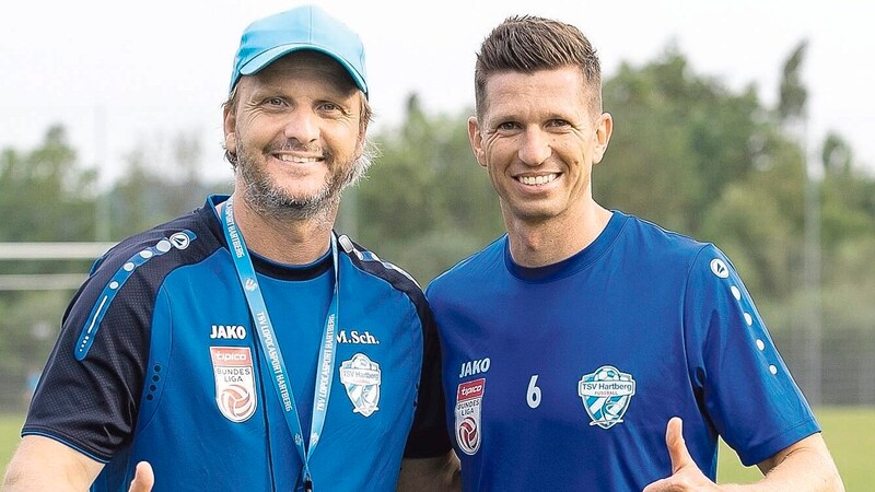 Last season Markus Schopp (l.) and Andreas Lienhart wore blue. (Bild: GEPA/GEPA pictures)