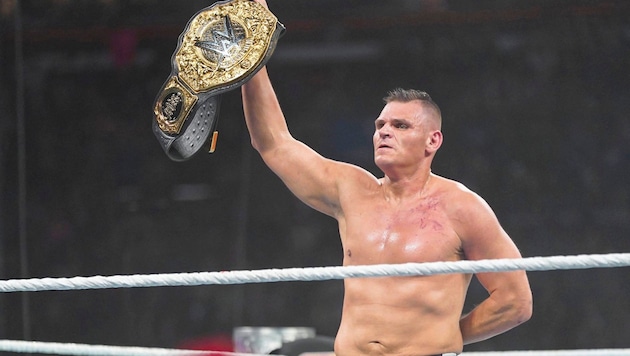 Beim Summerslam in Cleveland krönte sich Gunther zum Heavyweight-Champion. (Bild: WWE Joel Zietcer)