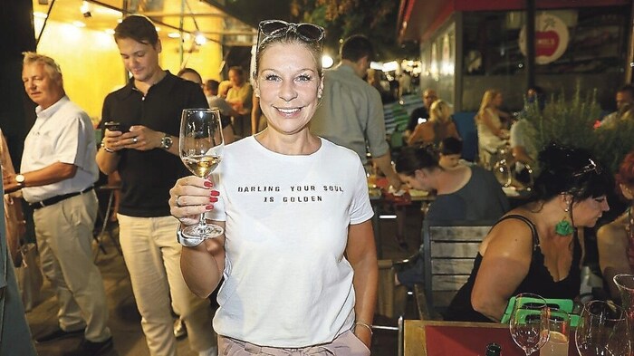 Am Kutschkermarkt stand der Wein im Vordergrund