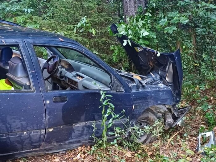 Der Wagen des Alkolenkers.