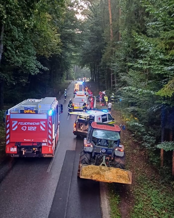 Großeinsatz in Kumberg.