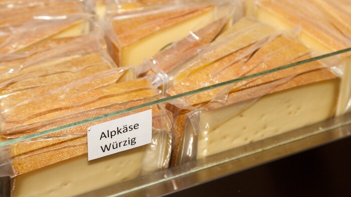 Vorarlberg alp cheese is a big seller