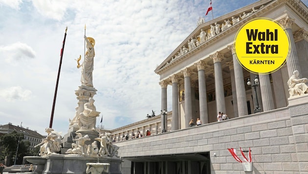 Beim Kampf um den Einzug ins Parlament gab es wieder einige Ausreißer in Kärnten. (Bild: Martin Jöchl)