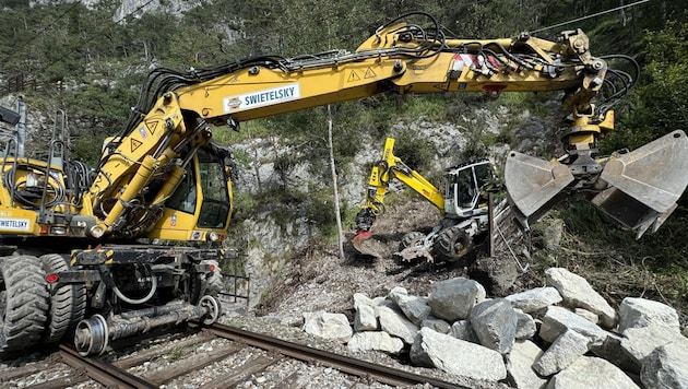 The clean-up work will be completed on time. (Bild: ÖBB/SAE West)