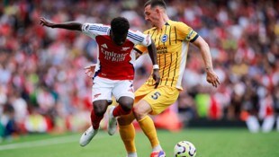 Arsenal und Brighton trennten sich mit einem X.