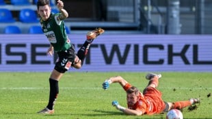 Ried gewinnt auch gegen Lafnitz und hat damit 15 Punkte auf dem Konto. (Bild: GEPA/GEPA pictures)