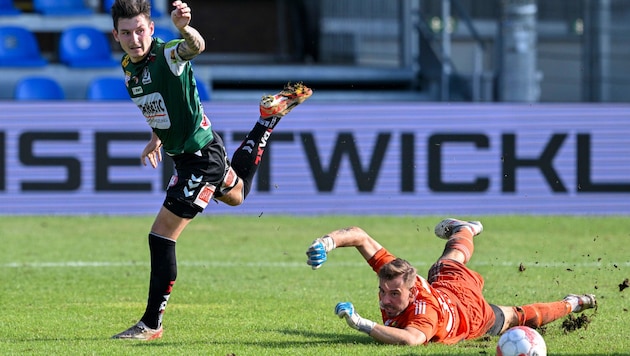 Ried also won against Lafnitz and now have 15 points to their name. (Bild: GEPA/GEPA pictures)