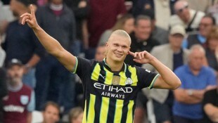 Erling Haaland erzielte drei Tore und ist weiter nicht zu stoppen.