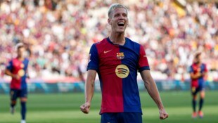 Dani Olmo hat sich bei seinem neuen Verein schon richtig eingelebt.