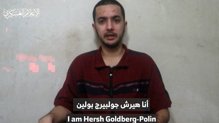 Hersh Goldberg-Polin in einem Video vom April 2024