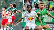 Zuletzt im Mai gewann Burgstaller (ganz rechts) mit Rapid 2:0. Stefan Maierhofer (rechtes Bild) ...
